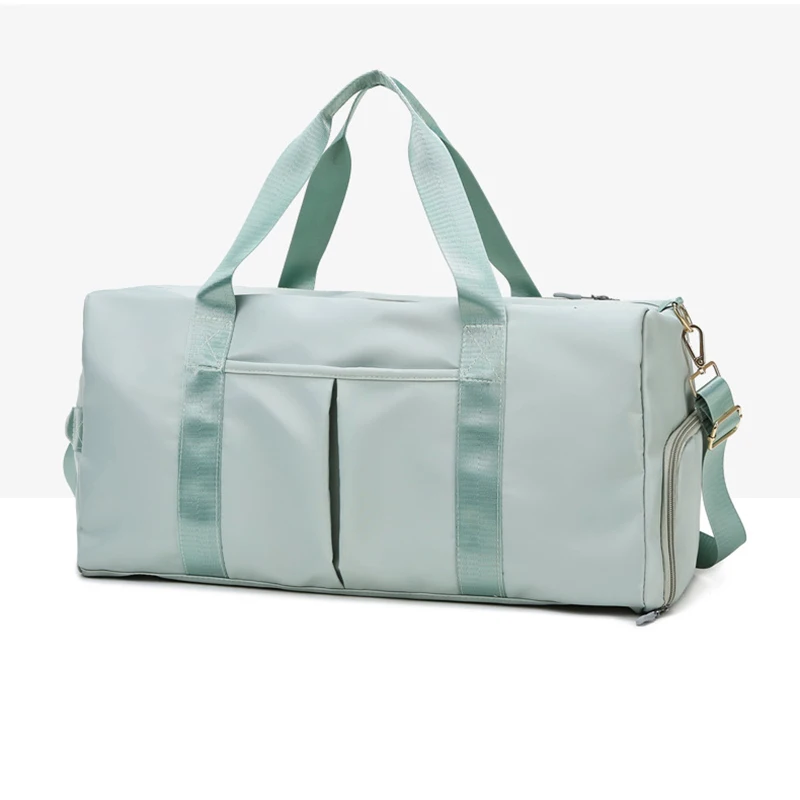 Free Sample Wholesale Custom Customized Logo Large Capacity Pink Duffle Bags Gym Women Waterproof Sports Travel Bag