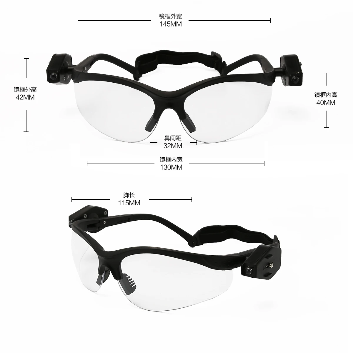 ANSI Z87.1 PC lens strong UV Light curing safety glasses for UV machine reducing the light intensity