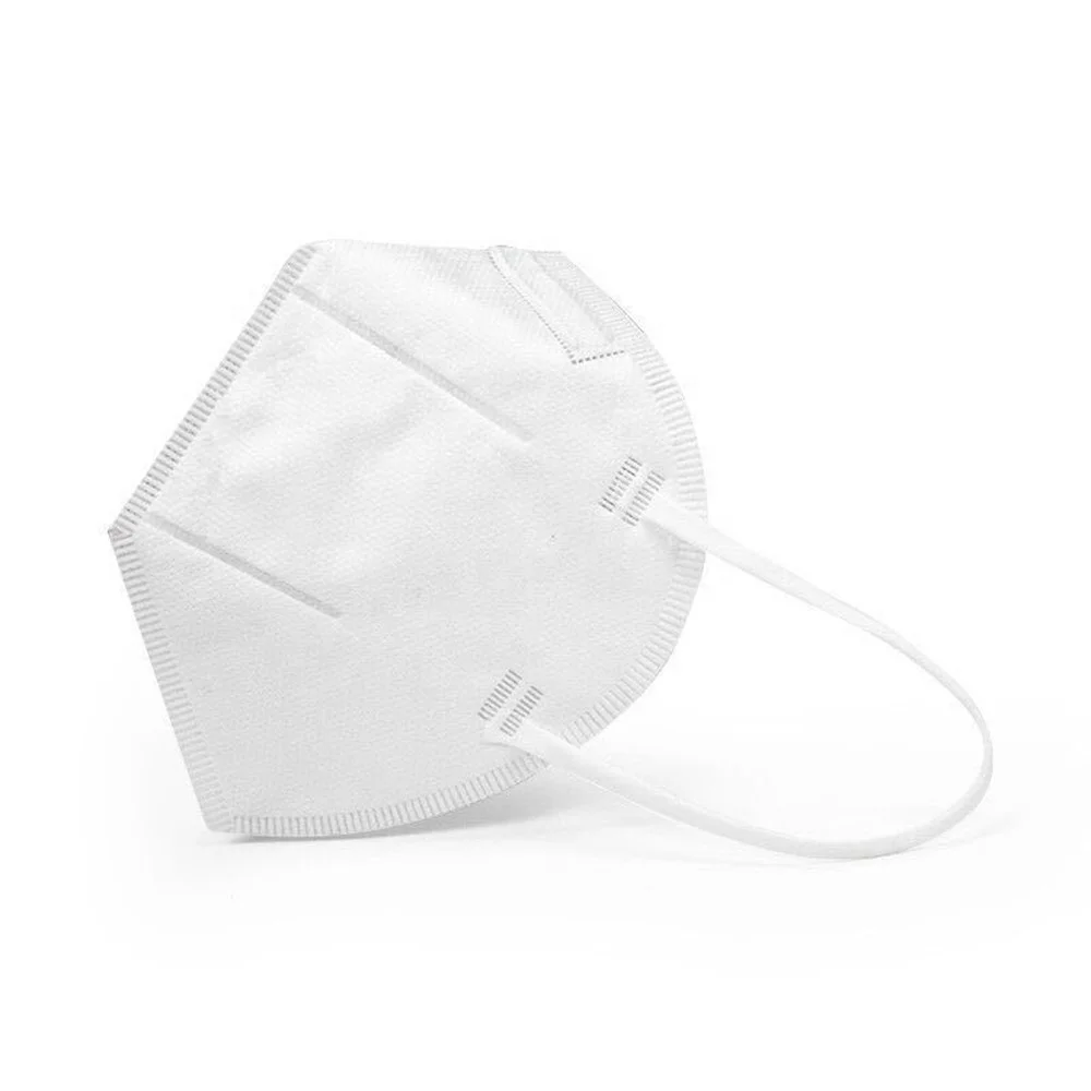 5-Ply White Non-Woven Fabric Face Mask with Earloop Soft Facemask for Dust Protection Respirator & Mask