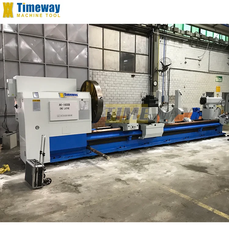Loading 8 tons Heavy Duty Cnc Lathe Horizontal Cnc Lathe with FANUC CNC system
