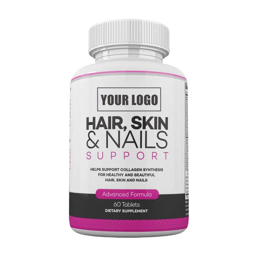 Hair Gummy Bears Vitamins for Healthy Hair Growth Biotin Folic Acid Hair Skin and Nails Vitamin Gummies Factory Supply OEM