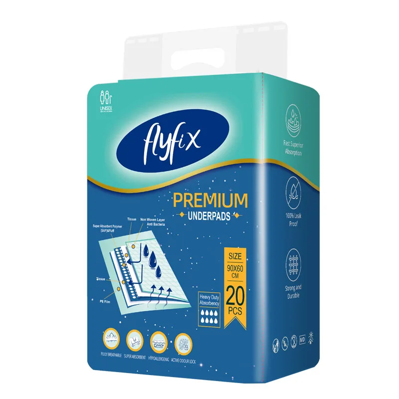 Hot sale underpads disposable transformer polyweb underpads coreless adult pants underpads incontinence pad with adhesive tape