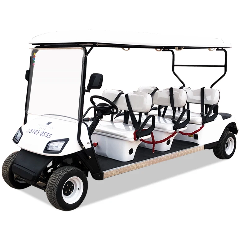 High Quality 3500 Watt AC Motor Electric Golf Cart 6 Seater Lithium Golf Carts For Sale