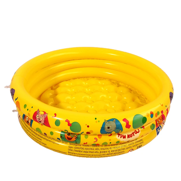 Sell Well New Type Children Swim Pools Three Ring Animal World Inflatable Baby Pools