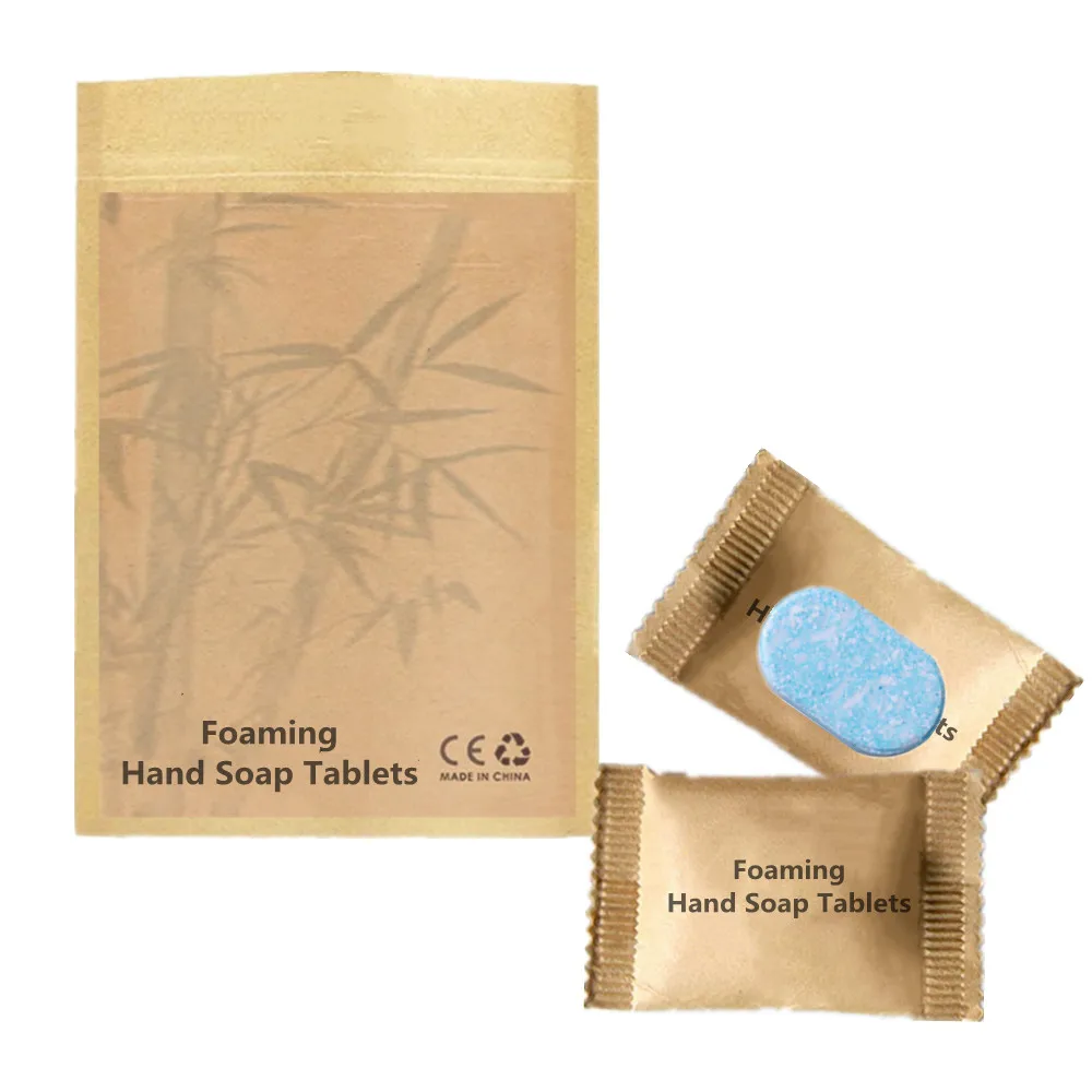 Private Label Hand Sanitizer Tablets Foaming Liquid Soap Tablets For Home Use