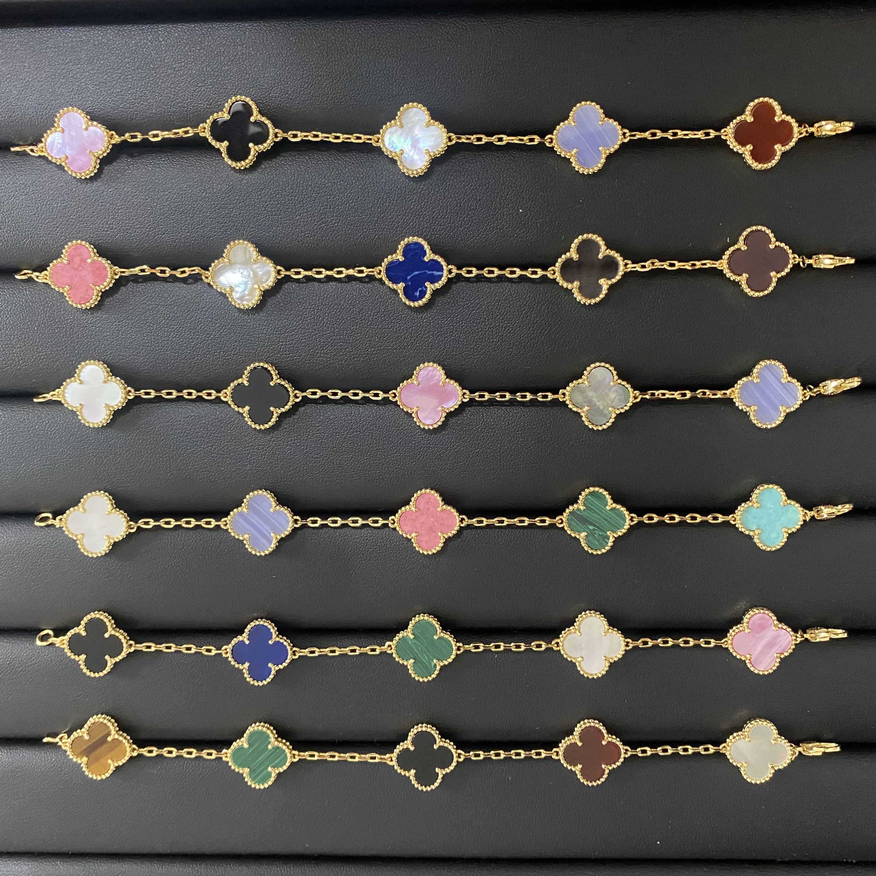 Charming Fashion Factory Classic 5 Colors Flower Bracelet 10 Colors Necklace Jewelry New Hot Selling