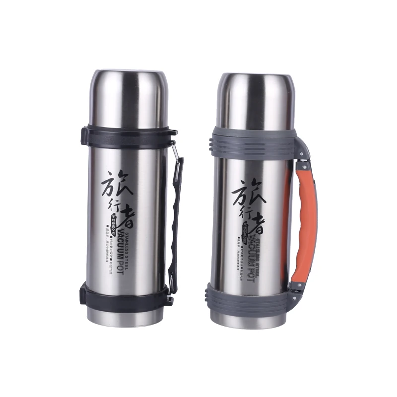 1.2L new product large-capacity stainless steel water bottle double-wall vacuum thermos flask travel pot