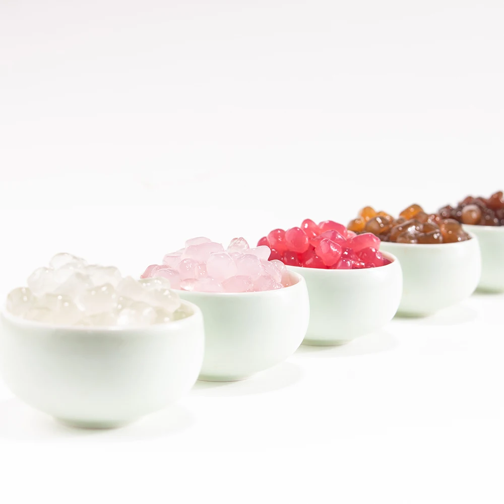 Daiyukai Edible Crispy Balls Bubble Tea Toppings Multi-flavoured Fruit Flesh Fruit Flavour Ingredients