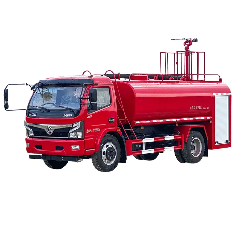 Завод по индивидуальному заказу DongFeng 7-тонная пожарно-спасательная пожарная машина резервуар для воды
