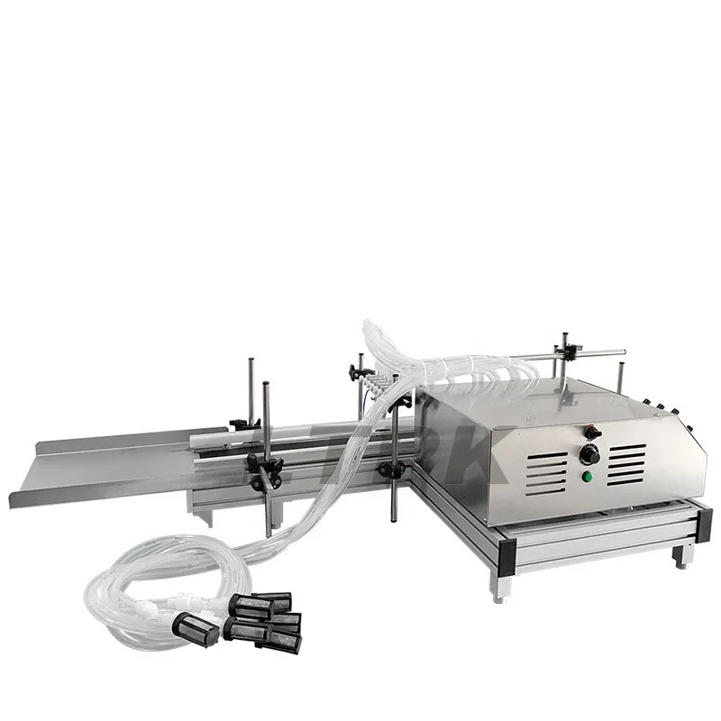 LT-DTPP6  6 Head Vaccine Ampoule Pharma Vryo Vial Bottle Peristaltic Pump Filling Machine With Conveyor