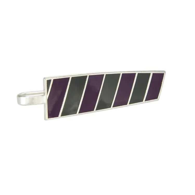 OEM Custom enmale color jewelry tie clip tie bar handkerchief clip