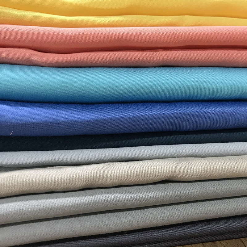 100% cotton 60x80 200x92+92  mercerized sateen fabric for bedding