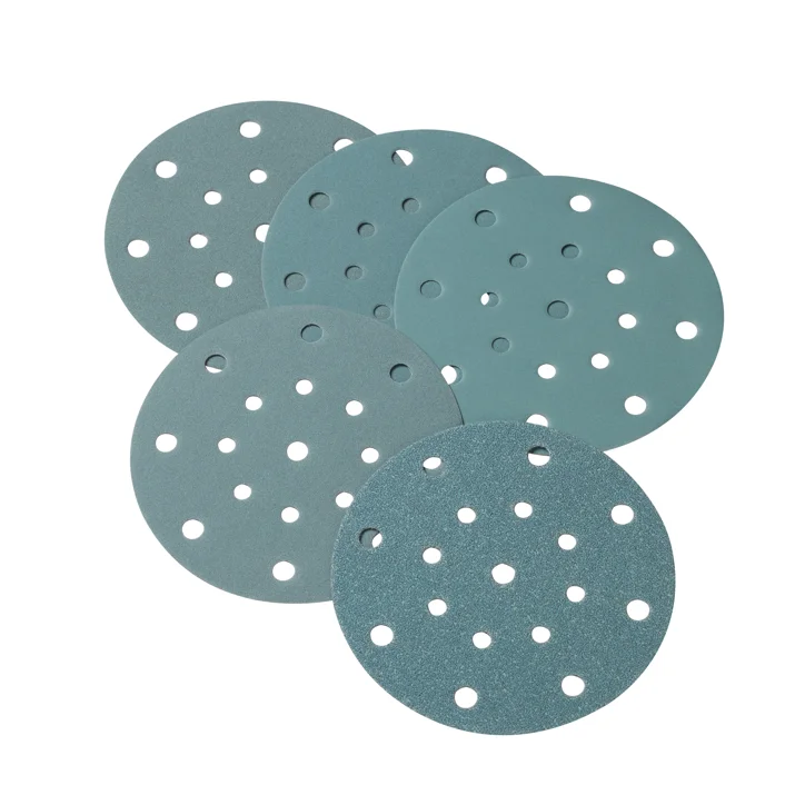 Ready To Ship 5inch 8holes Round Sand Paper Sanding Discs For Air Orbital Sander