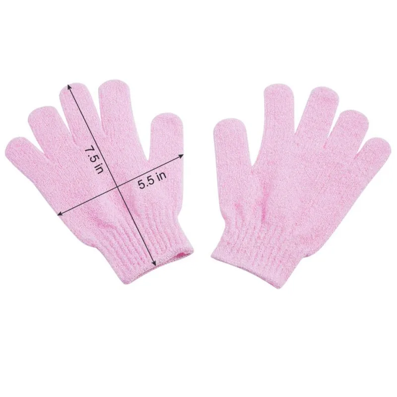 Wholesale Dead Skin Remove Body Scrub Massager Exfoliating Natural Nylon Shower Bath Gloves