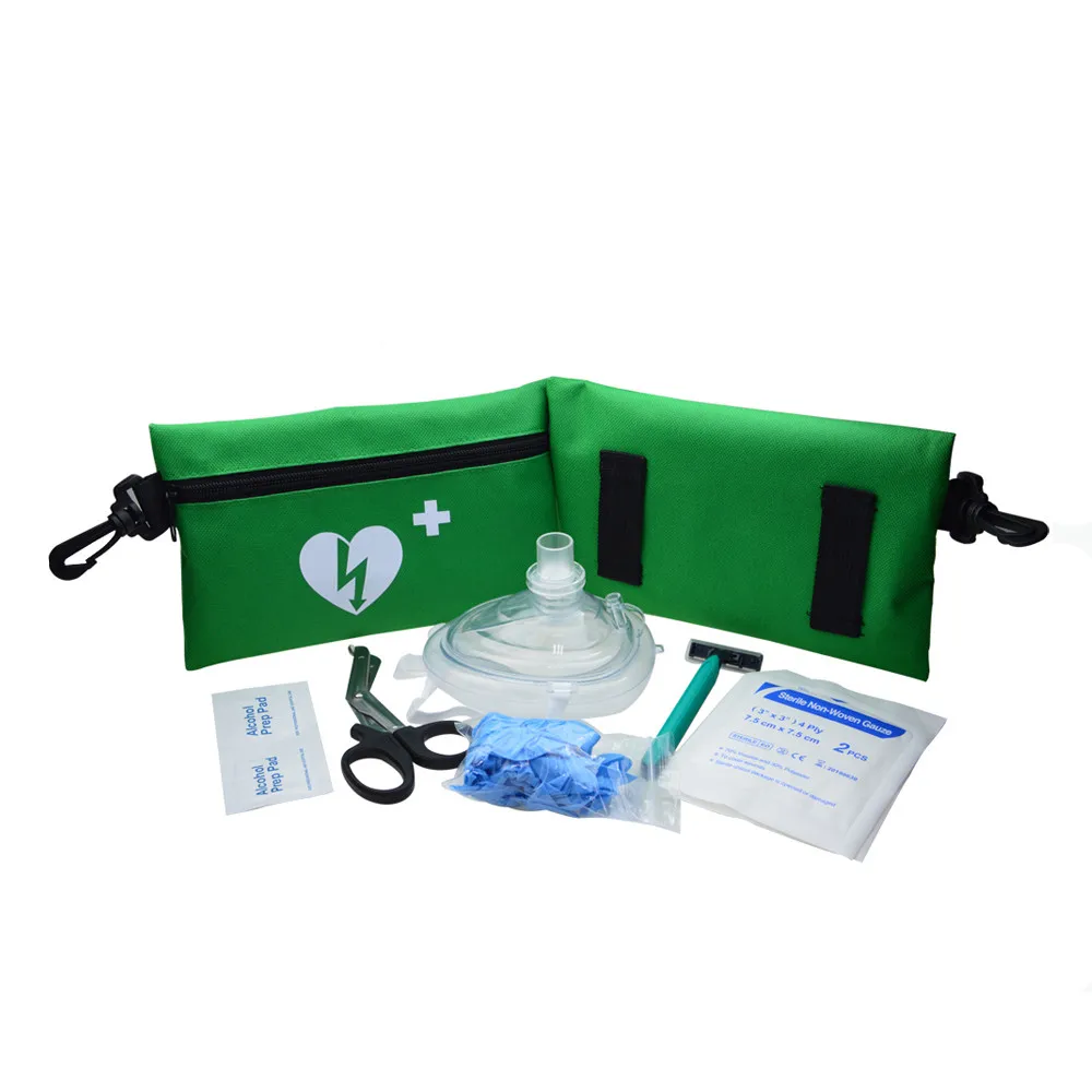 WAP-Health 3034 Portable Nylon Rescue Kit Mini CPR Bag AED First Aid Kit