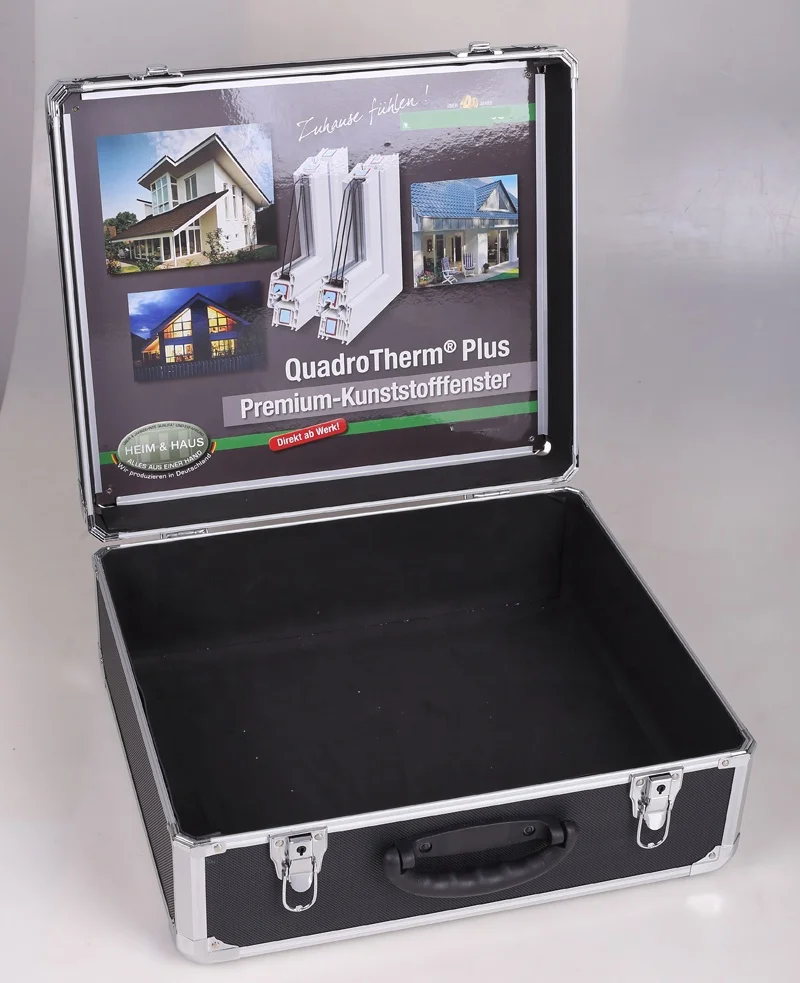 47X41X20cm Household Foam Padding Aluminum Tool Case With Combination Lock