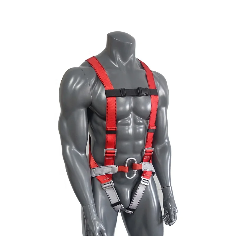 XYL Polyester Fall Protection Full Body Rescue Safety Harness Safety Belt Fall Protection Rock Climbing Harness