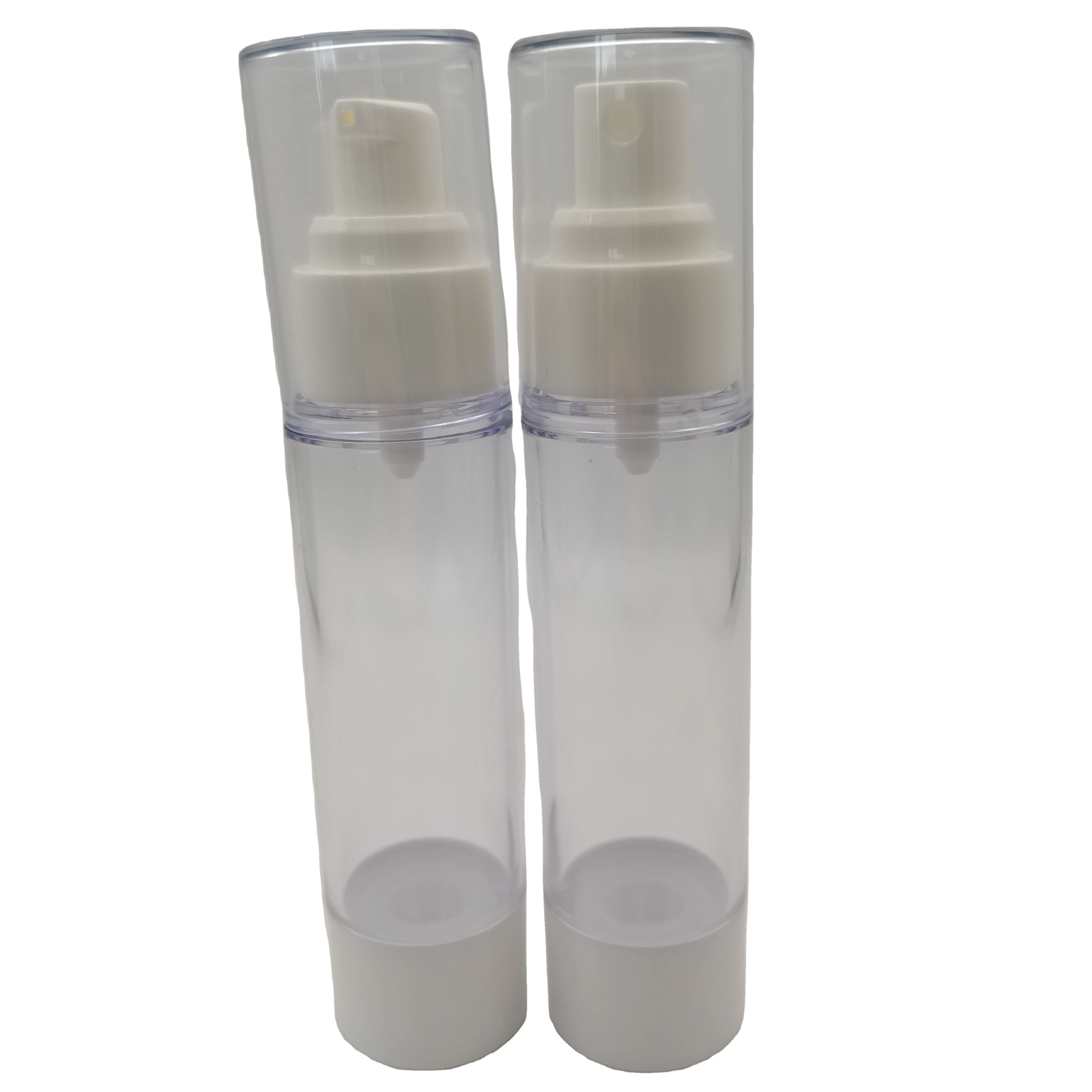 15ml 30ml 50ml AS Inclined Midsection Pump Head Emulsion Spray Vacuum Bottle Can Be Divided Into Sunscreen Toner