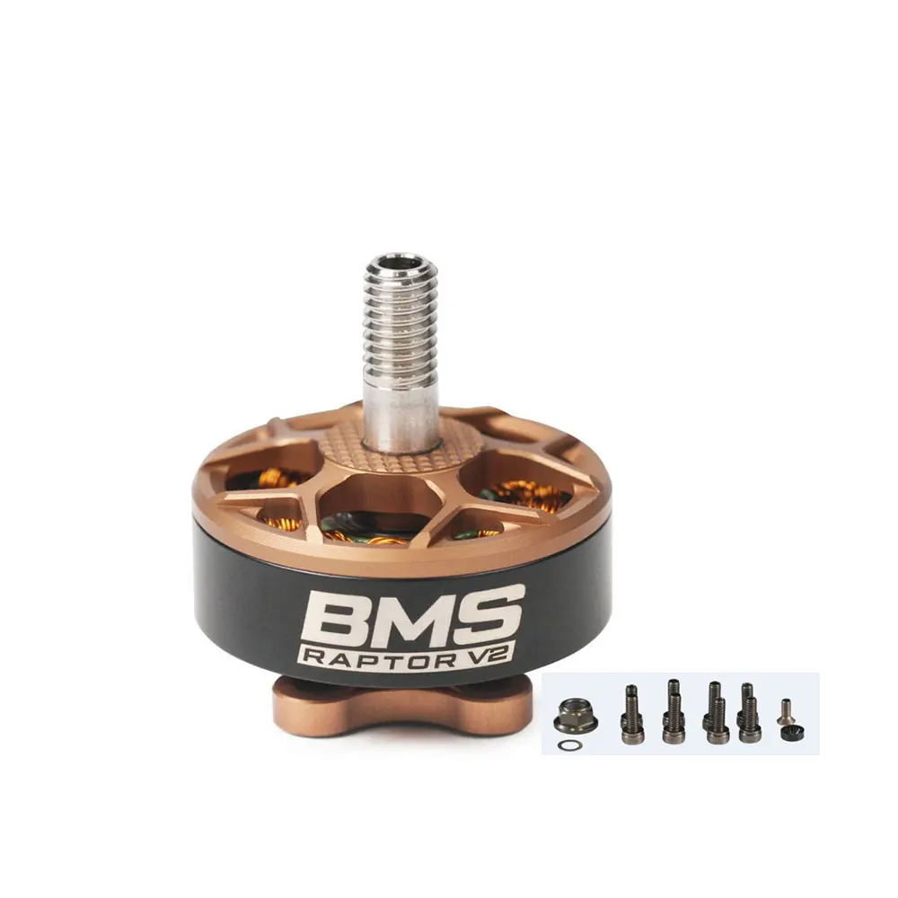 T-мотор BMS V2 2306 5 2000KV 6S бесщеточный двигатель с валом из титанового сплава мм для RC FPV гоночный Дрон запчасти