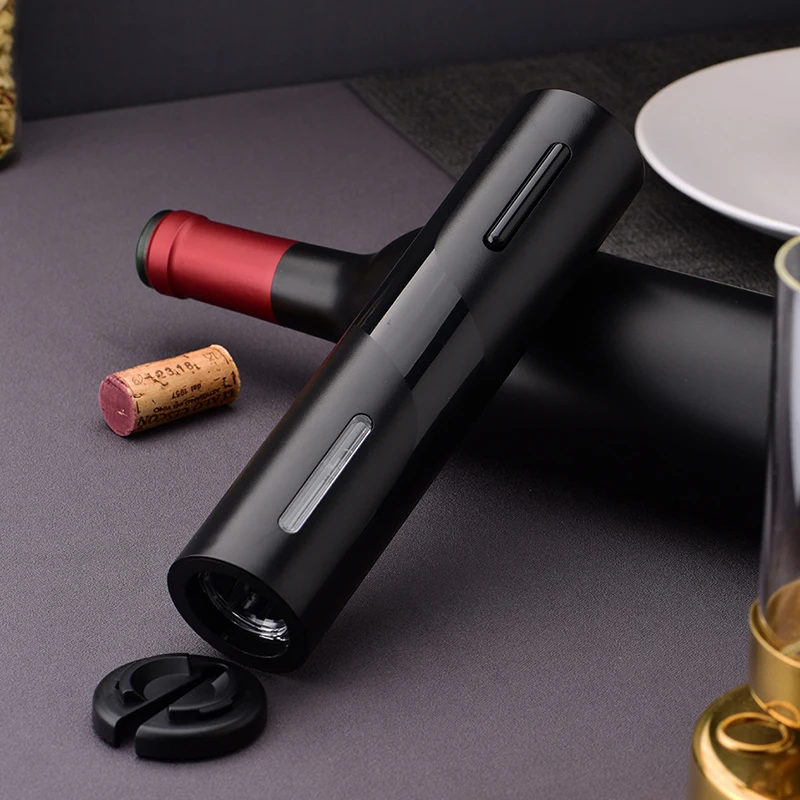 Hot sale electric bottle opener set automatic electric wine bottle opener with foil cutter vacuum stopper