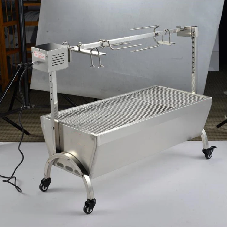 Professional New Electric Bbq Grill Rotisserie Spit Roaster Bbq Grill Bbq Grill Smoker Rotating Charcoal