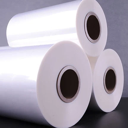 15 um POF Shrink Film Roll Warp Moisture Proof Pof Heat Shrink Film Transparent Wrap for Gift Box Transparent Film