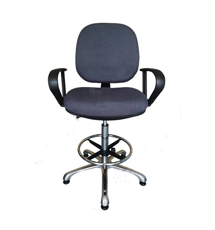 ALLESD Fabric Seat Conductive ESD Anti Static Ergonomic Chairs with Arms