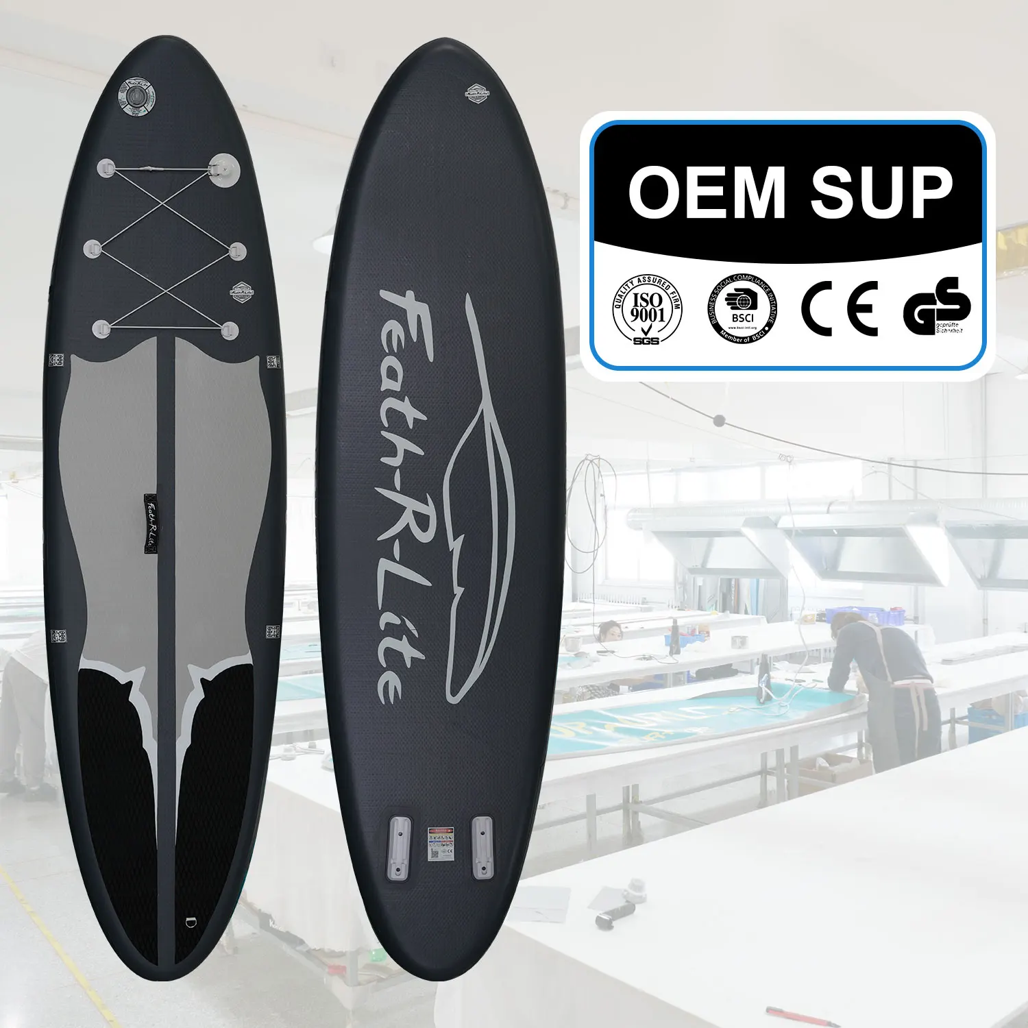 2023 New design OEM factory Compact Board surfboard tabla paddle surf Funwater compact sup board surfing paddle board