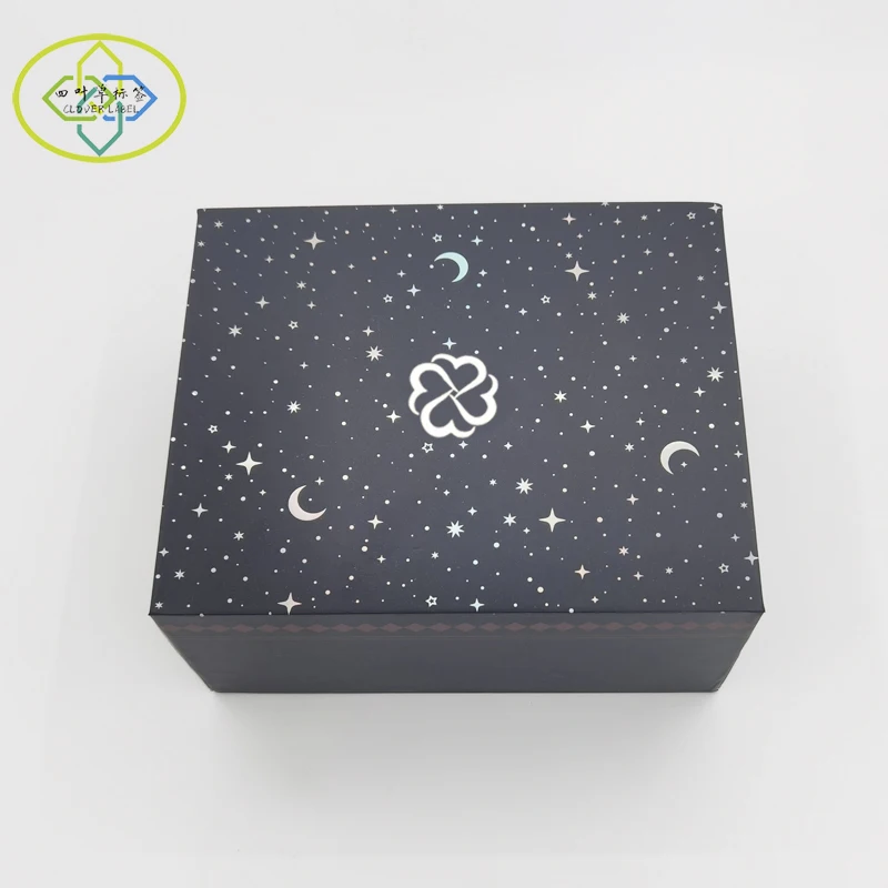 Lid And Base 2 Piece Hard Cardboard Box Matte Custom Design Cup Box