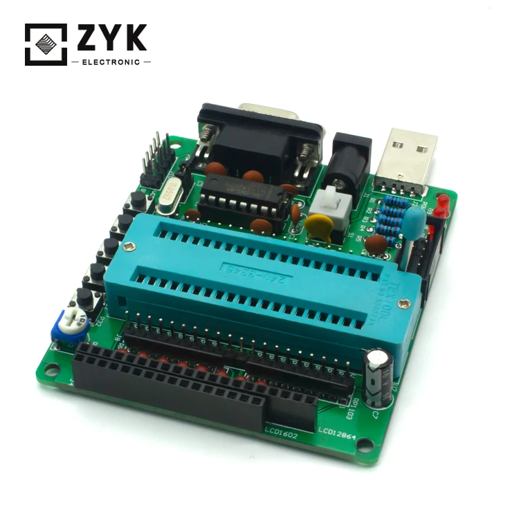 Набор для самостоятельного обучения, детали 51/AVR микроконтроллер, макетная плата, обучающая плата для взрослых и детей