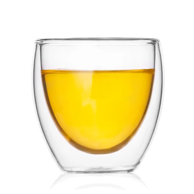 Термостойкая двойная стеклянная чашка 450 мл для пива, кофейная чашка ручной работы, креативная прозрачная посуда для напитков