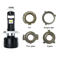 2022 newest automotive parts & accessories mini projector lens led motorcycle headlight