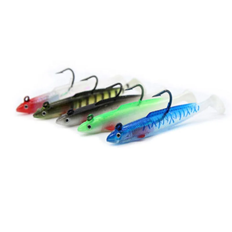 Top Quality Afishlure Fishing Soft Lure Soft Sea Eel False Bait Paddle Tail Sand Eel Artificial Lure