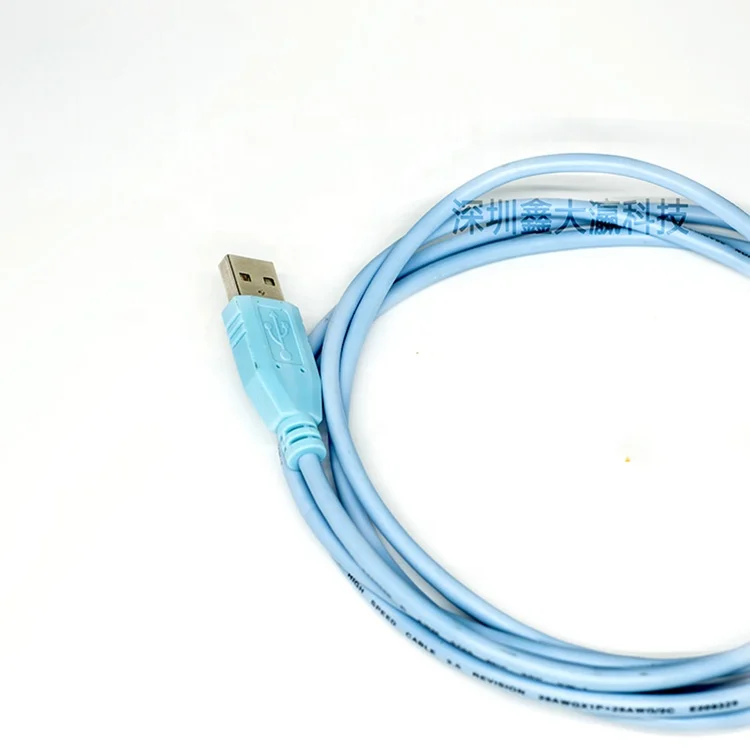 Cisc0 Blue USB Type A to USB Mini Type B Console Cable 6ft Compatible CAB-CONSOLE-USB for computer,laptop,multimedia