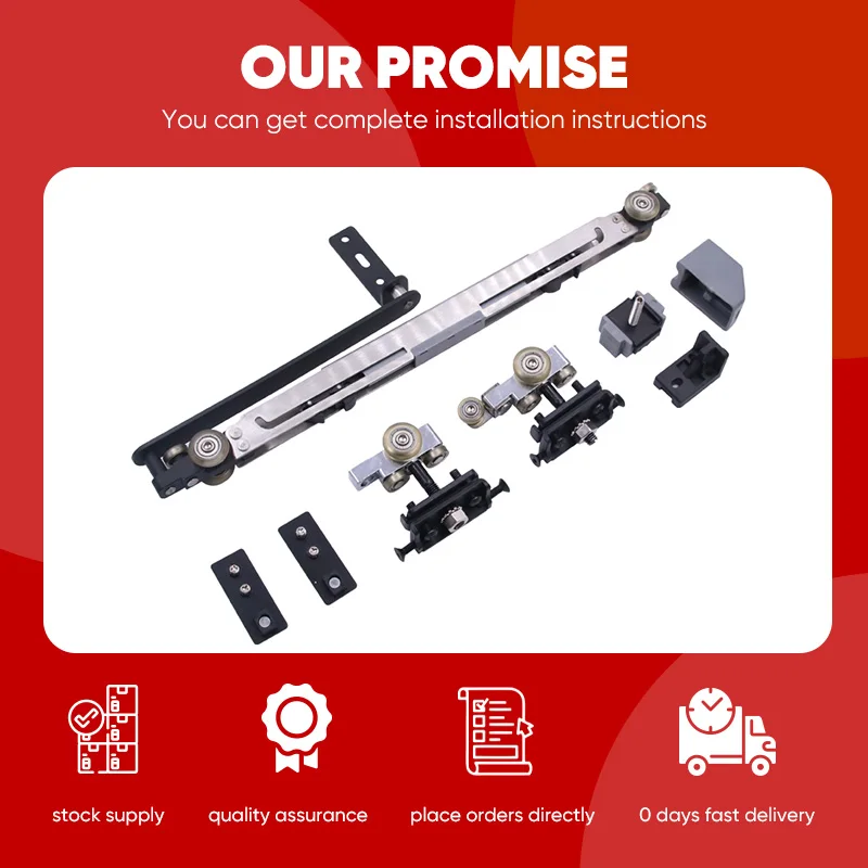 Temax Classic Style Office Partition Manual Weather-Resistant Sliding Door furniture accessories