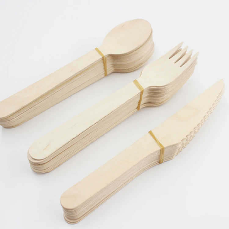 Birch Cutlery Cheese Knife Set Table Wooden