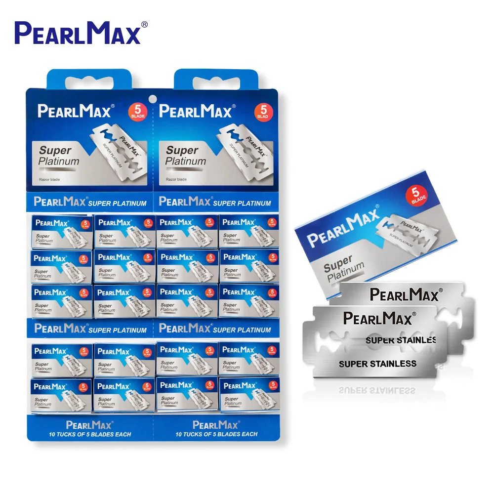 PearlMax новое качество двойные лезвия из нержавеющей стали для парикмахерской высокое салонная двойная
