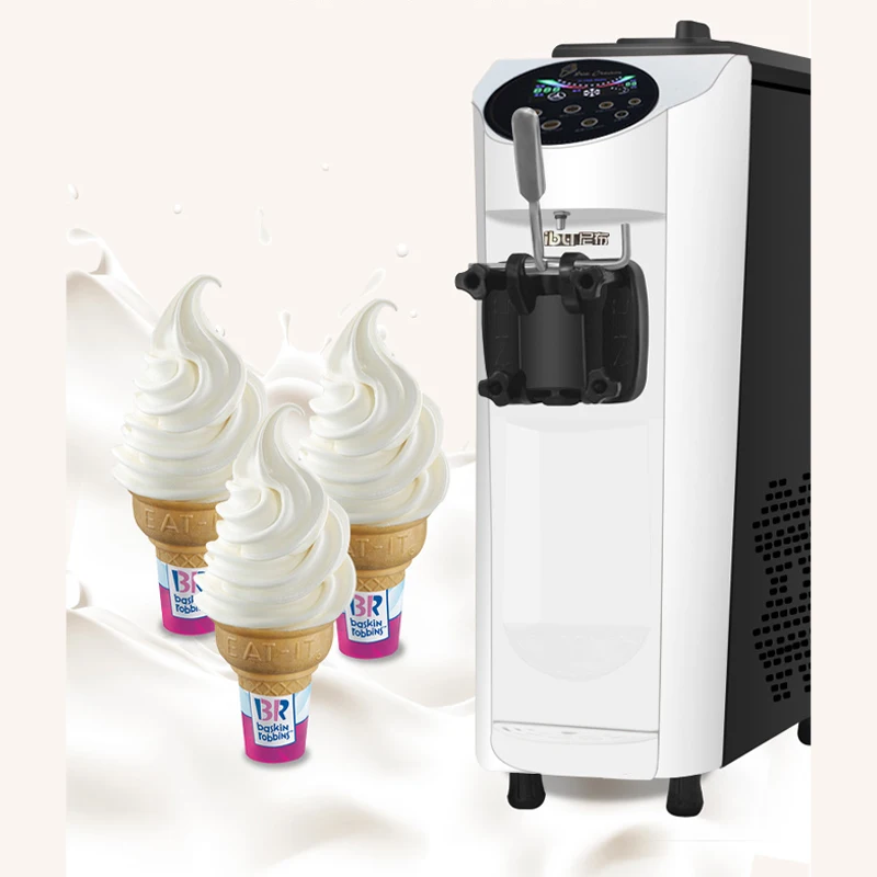 leak proof container for easy clean up Commercial Use Soft Ice Cream Machine