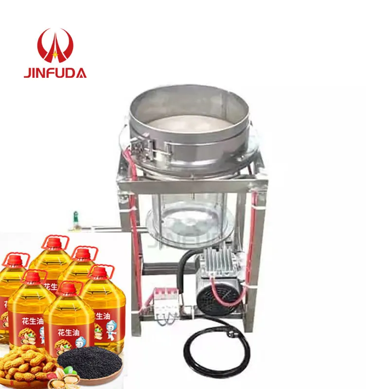 Small Sesame Soybean Oil Edible Filter Vacuum Filtering Machine for Residue
