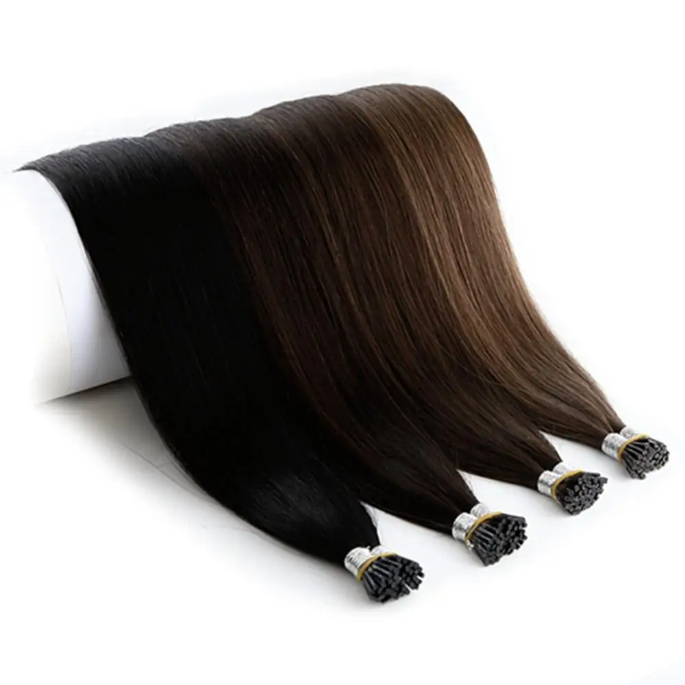 
K.S WIGS Wholesale I Tip Hair Extensions Colored Itip India Double Drawn Human Remy Hair 