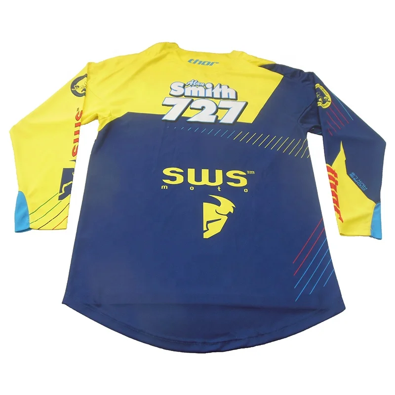 Motorcross jersey custom made in top quality and fast turnaround