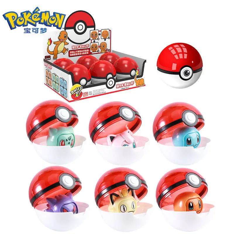 Anime Pokemon Action Figures Toys Face Changing Doll