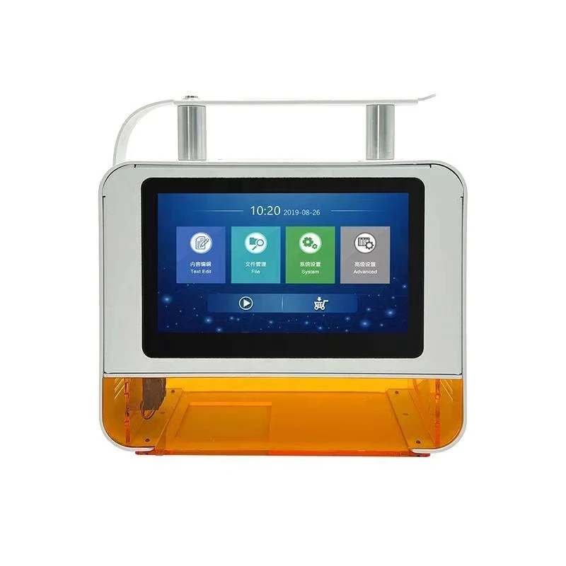 Mini Portable handheld marking engraving laser printer for wood leather