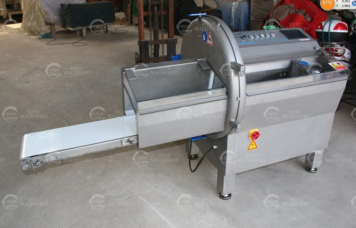 Commercial Row Frozen Meat Silcer Beef Ham Sausage Cutter Cheese Cutting Slicing Machine