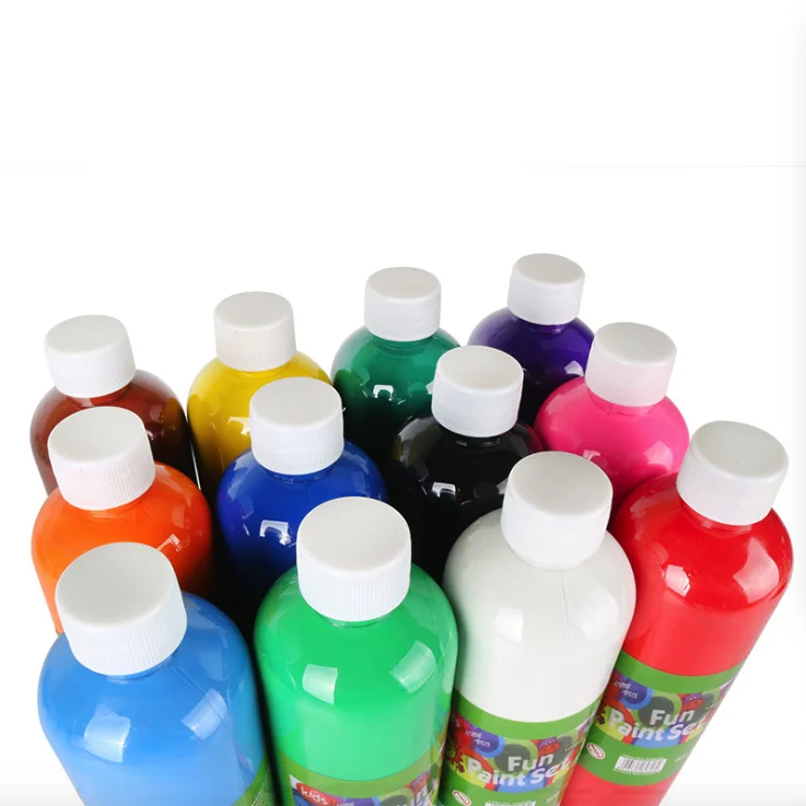 500ml non toxic kids washable tempera paint