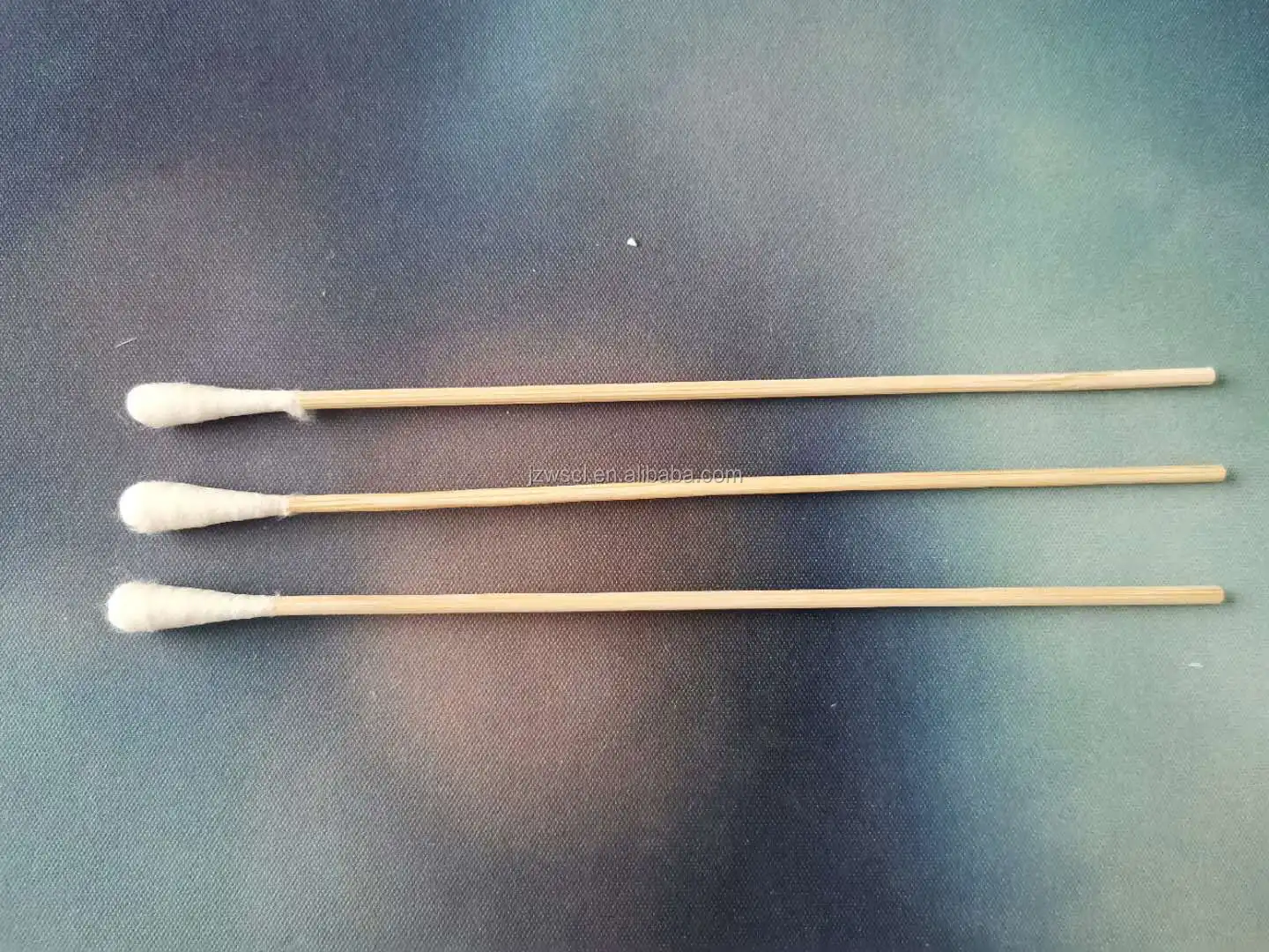 Bamboo Stick Baby Use Cleanic Ear Cotton Buds Raw Cotton Color