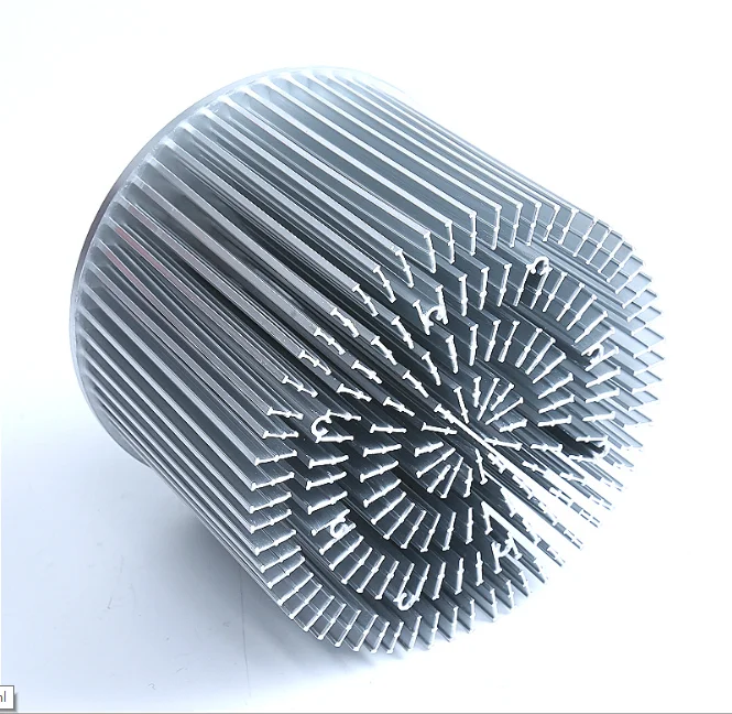 Hongyi Factory custom 200W Stage Lighting heatsink Cold Forging Radiator Aluminum Alloy Downlight Heat Sink For Led Grow Light