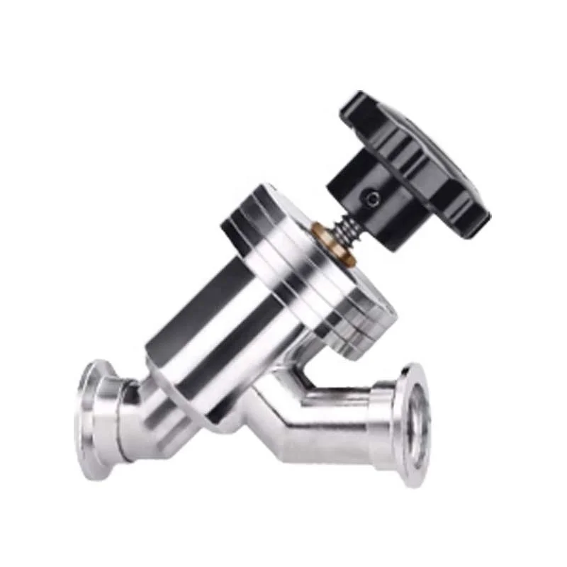 High Vacuum Quick Ball Valve Baffle valve KF series KF16 KF25 KF40 KF50 Vacuum Angle Valve Manual Vacuum Angle Sear