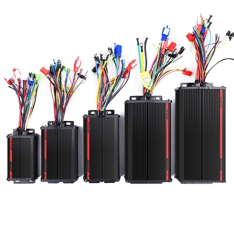 
Electric Vehicle Motorcycle Accessories DC Brushless Motor Speed Controller 48V 64V 800W 