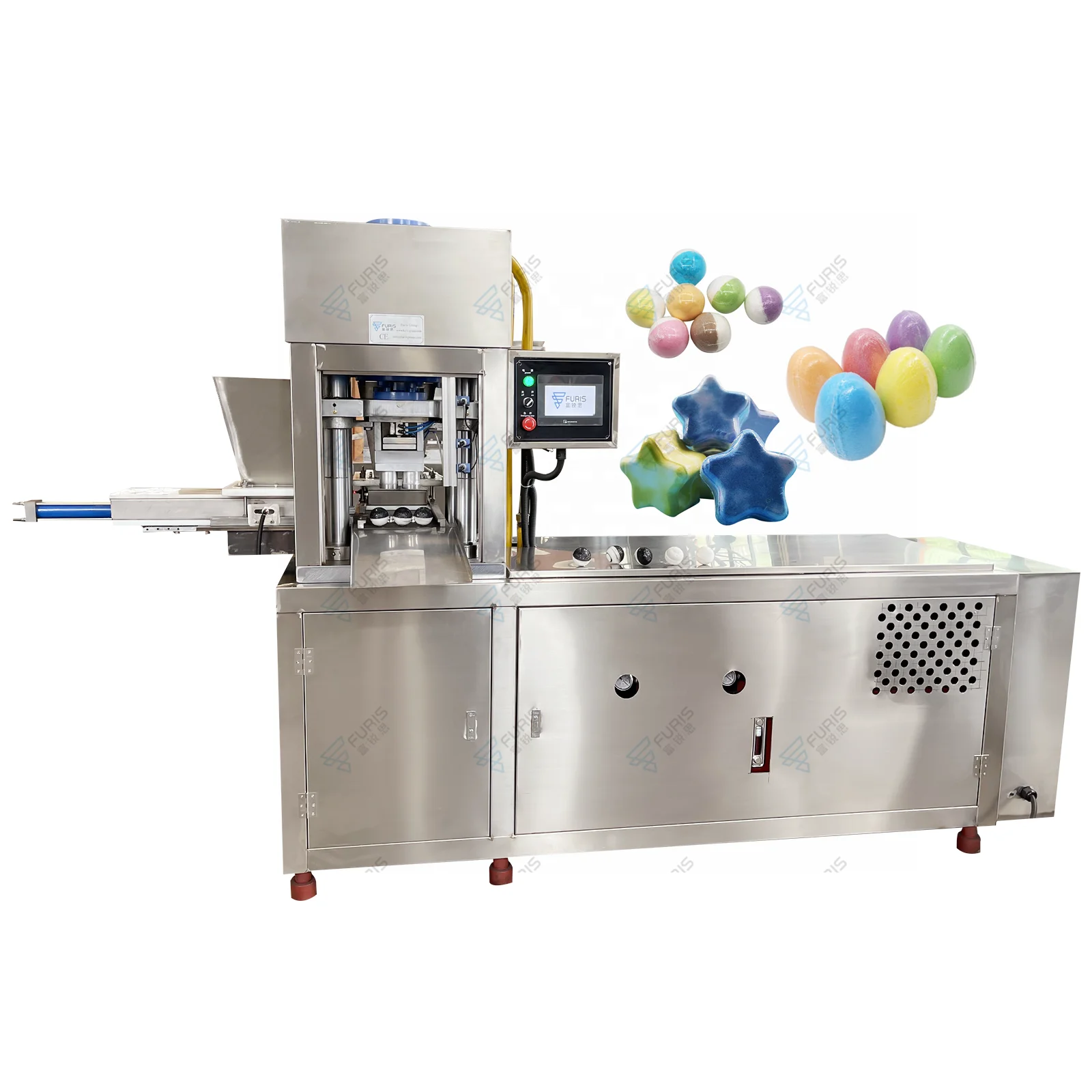 Bath Bombs Packaging Plastic OEM Customized Wholesale High Quality Cake Shampoo Bar Bath Bomb Ball Press Mold Make Form Machine